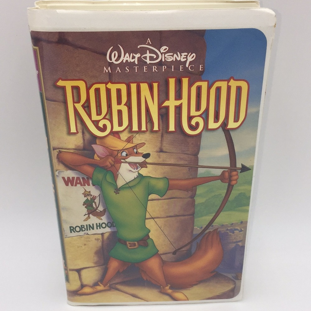 Walt Disney Masterpiece Robin Hood Movie VHS 1189